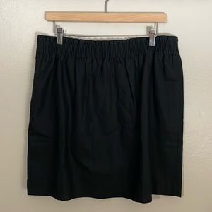 NEW J.Crew Black Linen Skirt. 14